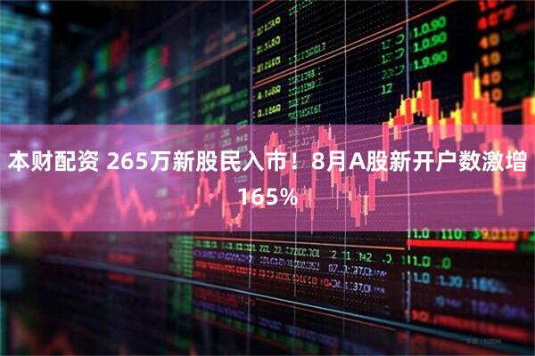 本财配资 265万新股民入市！8月A股新开户数激增165%