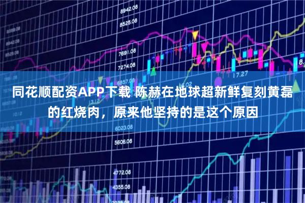 同花顺配资APP下载 陈赫在地球超新鲜复刻黄磊的红烧肉，原来他坚持的是这个原因